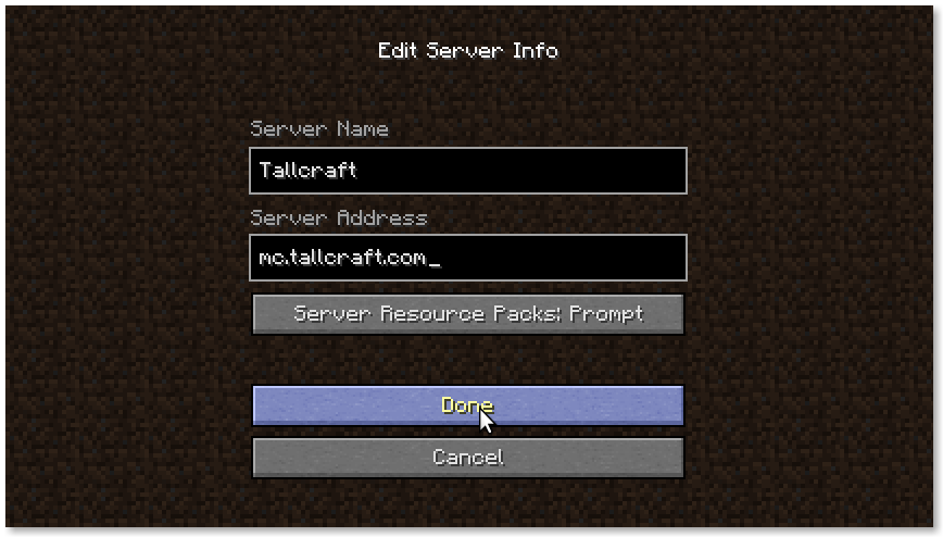 Minecraft Server List